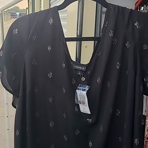 Black cactus blouse
